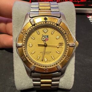 TAG HEUER men’s vintage stainless watch we1120-r